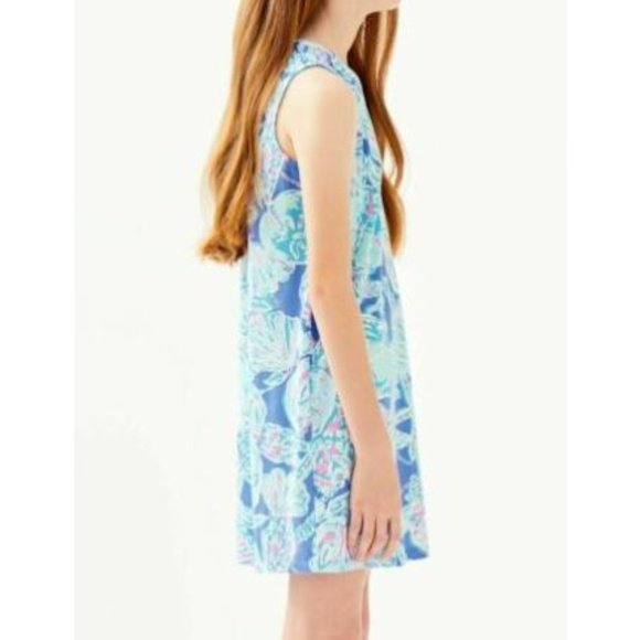 Lilly Pulitzer Mini Essie dress Blue Haven Into the Deep Size M (6-7) & L NWT - Picture 4 of 14